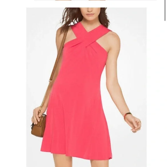 Dresses | Coral Red Orange Color Beautiful Color Dress To Show Off The  Shoulders | Poshmark
